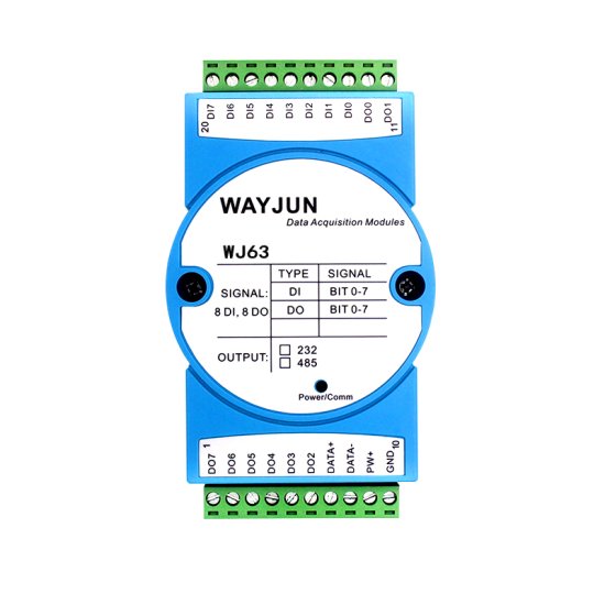 8-CH DI high-speed counter, 8-CH DO supports PWM WJ63 - Click Image to Close