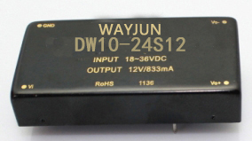 2:1 Wide Input Range,6-12W dual output DC DC Converter - Click Image to Close