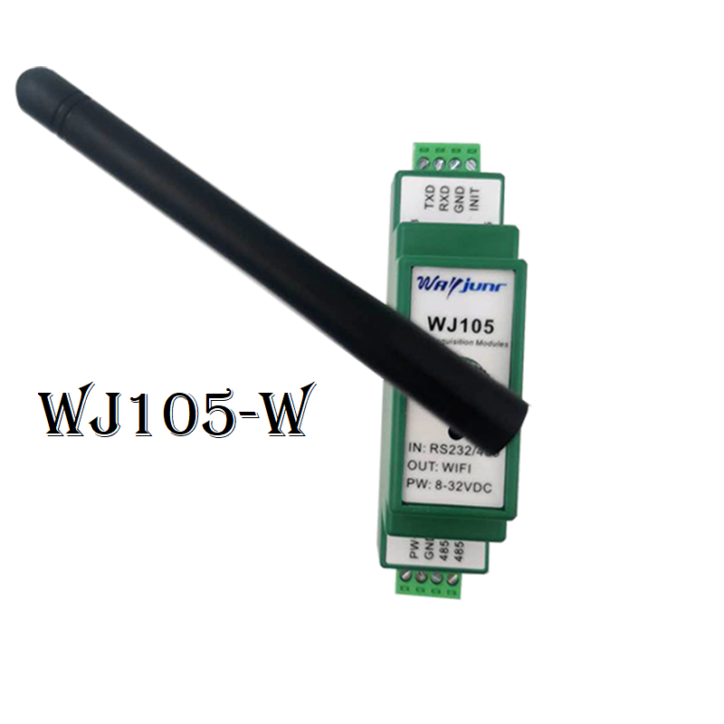 Modbus RTU转TCP模块，RS232/485转WiFi模块, WJ105