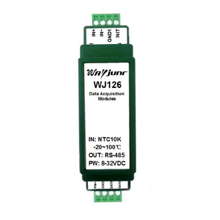 NTC to RS-485, thermistor temperature acquisition module