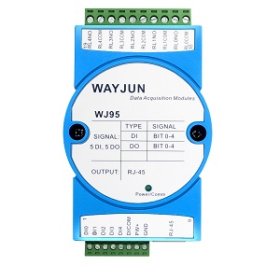 5-CH DI,5-CH DO,network relay,Modbus TCP remote I/O module