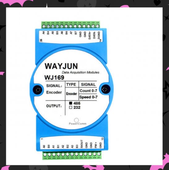 5MHz High-Speed Pulse Signal to RS485/232/WiFi Module WJ169