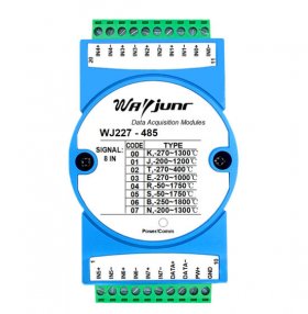 8-channel thermocouple temperature signal conversion to RS-485 8-channel thermocouple temperature signal conversion to RS-485