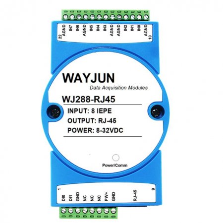IEPE vibration sensor data high-speed network acquisition WJ288