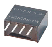 Fixed input,Unregulated Single output,BxxxxS-1W series