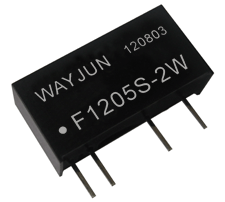 Fixed input,Unregulated single output,3000V isolated F series 2W