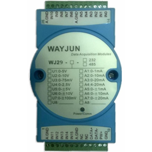 16-CH Analog Signal to RS485/232 Modbus Converters